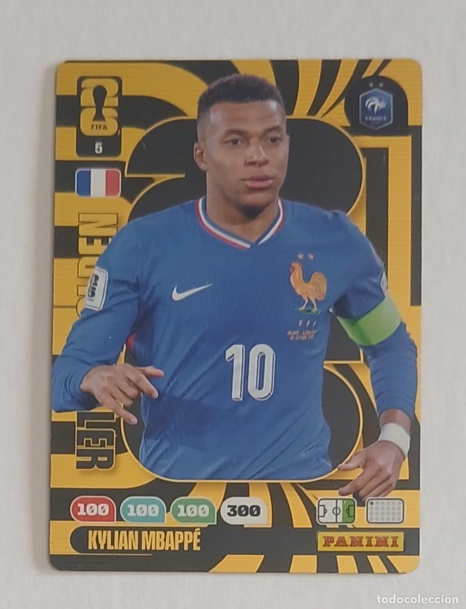 Cromos de F&uacute;tbol: CROMO n&ordm; 5 KYLIAN MBAPP&Eacute; FRANCIA GOLDEN BALLER ADRENALYN XL FIFA WORLD CUP 2026 DE PANINI.