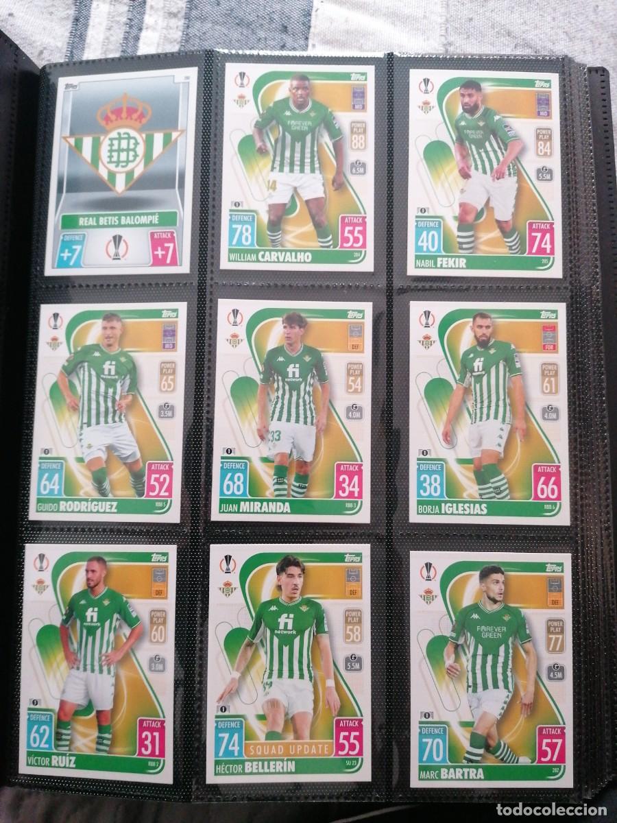 Cromos de F&uacute;tbol: Colecci&oacute;n Topps real betis leer discripcion