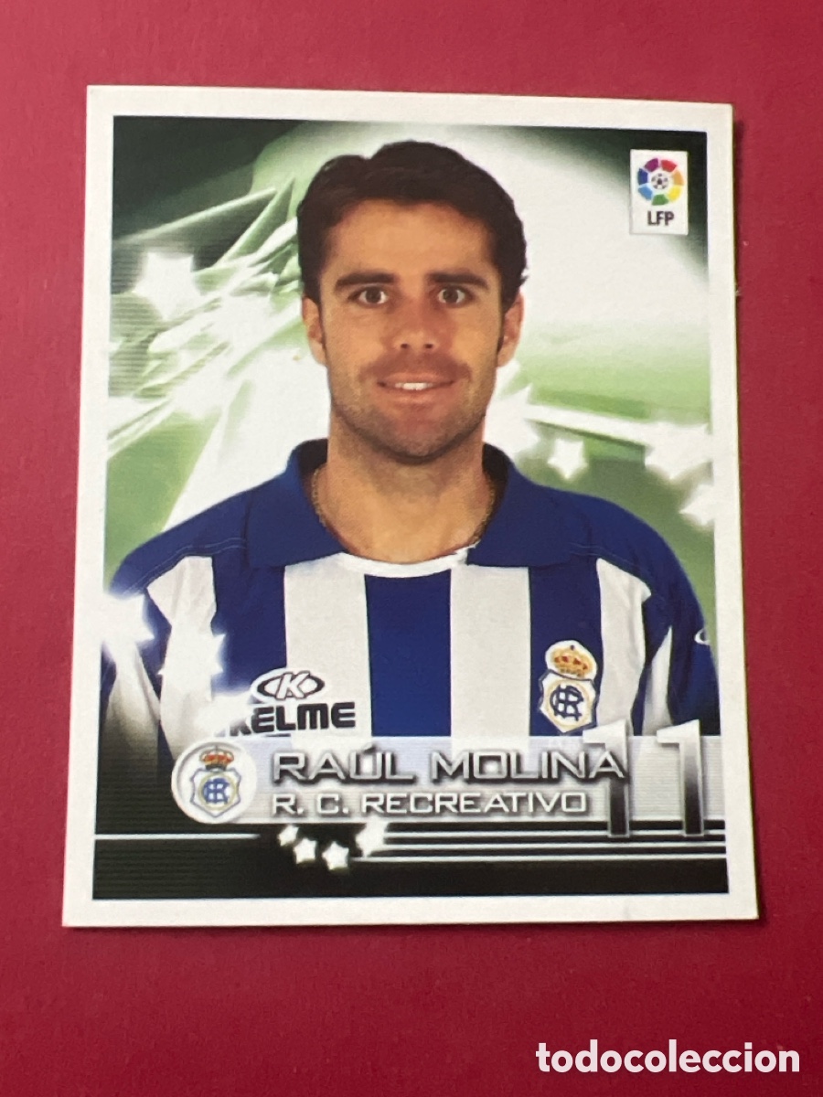 Cromos de F&uacute;tbol: C6577. 302 RAUL MOLINA RECREATIVO HUELVA PANINI 2002 2003 FUTBOL SUPERLIGA 02 03 - SIN PEGAR