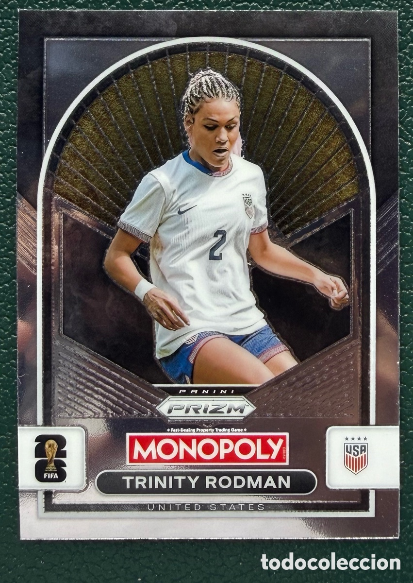 Football Stickers: 94 TRINITY RODMAN ESTADOS UNIDOS USA FICHAS ALBUM PANINI FIFA WORLD CUP MUNDIAL 2026 MONOPOLY PRIZM