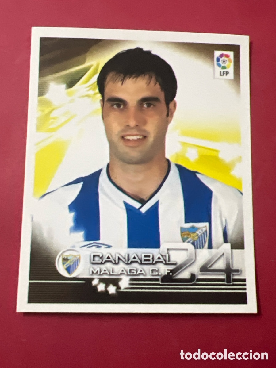 Cromos de F&uacute;tbol: C6590. CROMO FUTBOL CANABAL MALAGA C.F. SIN PEGAR N&ordm; 215 SUPERLIGA PANINI 2002-2003/02-03