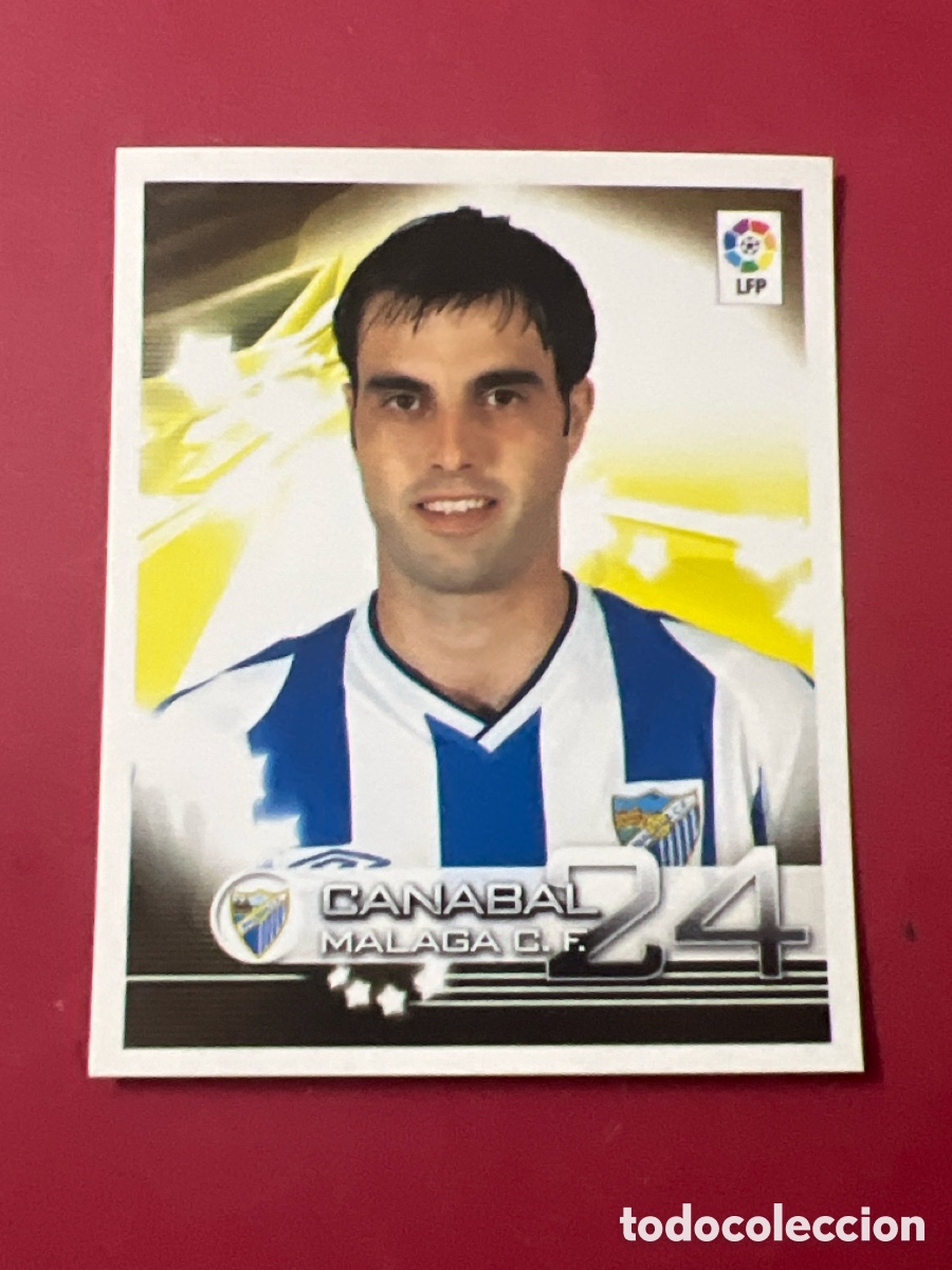 Cromos de F&uacute;tbol: C6594. CROMO FUTBOL CANABAL MALAGA C.F. SIN PEGAR N&ordm; 215 SUPERLIGA PANINI 2002-2003/02-03