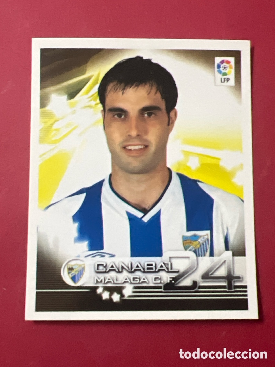Cromos de F&uacute;tbol: C6592. CROMO FUTBOL CANABAL MALAGA C.F. SIN PEGAR N&ordm; 215 SUPERLIGA PANINI 2002-2003/02-03