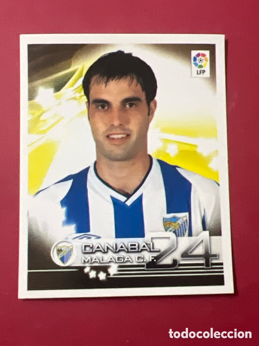 Cromos de F&uacute;tbol: C6599. CROMO FUTBOL CANABAL MALAGA C.F. SIN PEGAR N&ordm; 215 SUPERLIGA PANINI 2002-2003/02-03