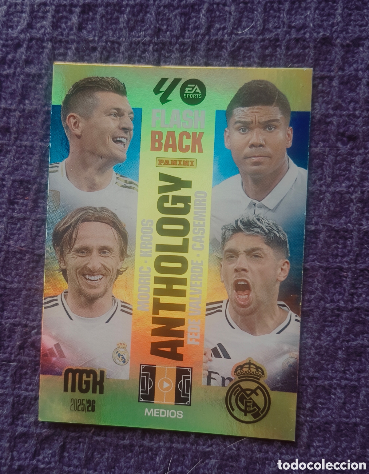 Cromos de F&uacute;tbol: MGK 2025/26 Anthology Flashback Real Madrid
