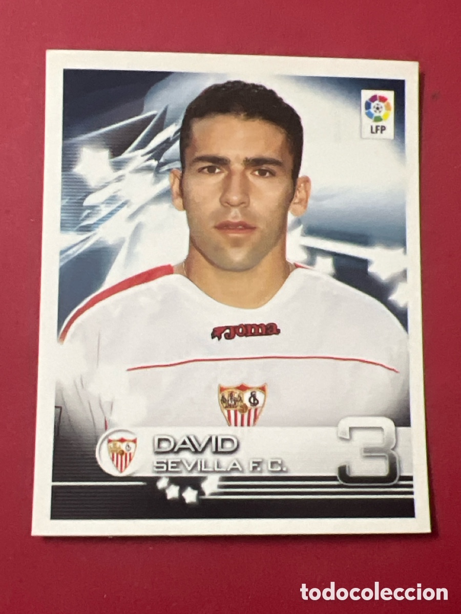 Cromos de F&uacute;tbol: C6628. CROMO SUPERLIGA DE ESTRELLAS 2002 2003 02 03 PANINI N 309 DAVID SEVILLA SIN PEGAR