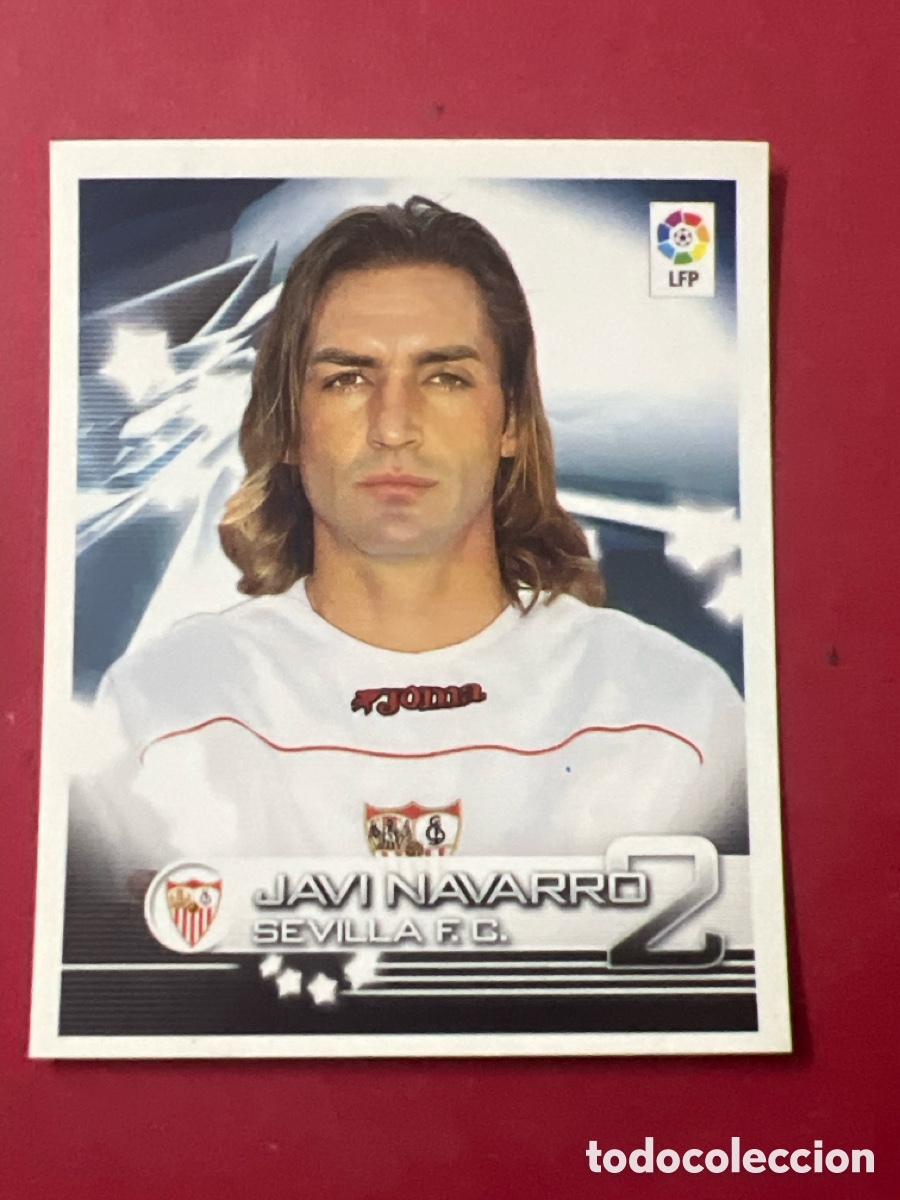 Cromos de F&uacute;tbol: C6629. CROMO SUPERLIGA DE ESTRELLAS 2002 2003 02 03 PANINI N 308 JAVI NAVARRO SEVILLA SIN PEGAR