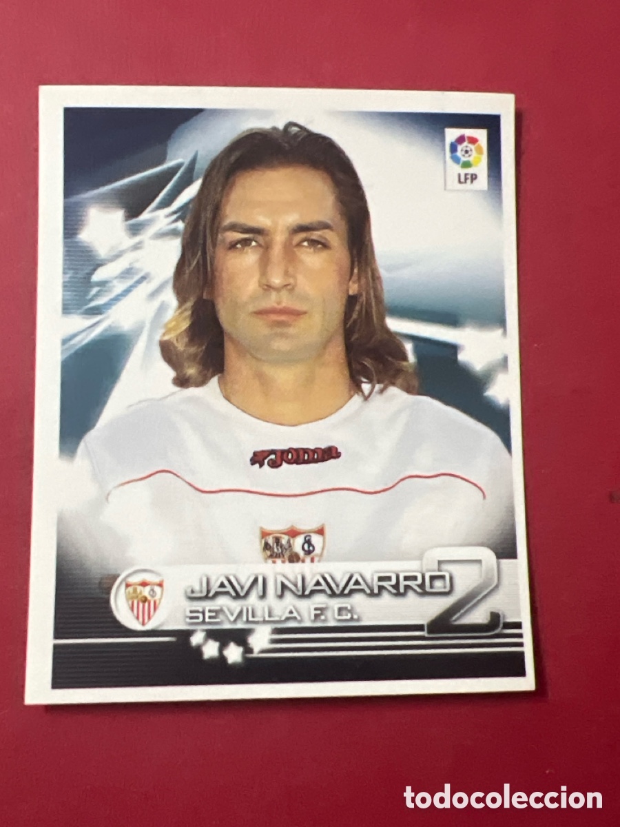 Cromos de F&uacute;tbol: C6630. CROMO SUPERLIGA DE ESTRELLAS 2002 2003 02 03 PANINI N 308 JAVI NAVARRO SEVILLA SIN PEGAR