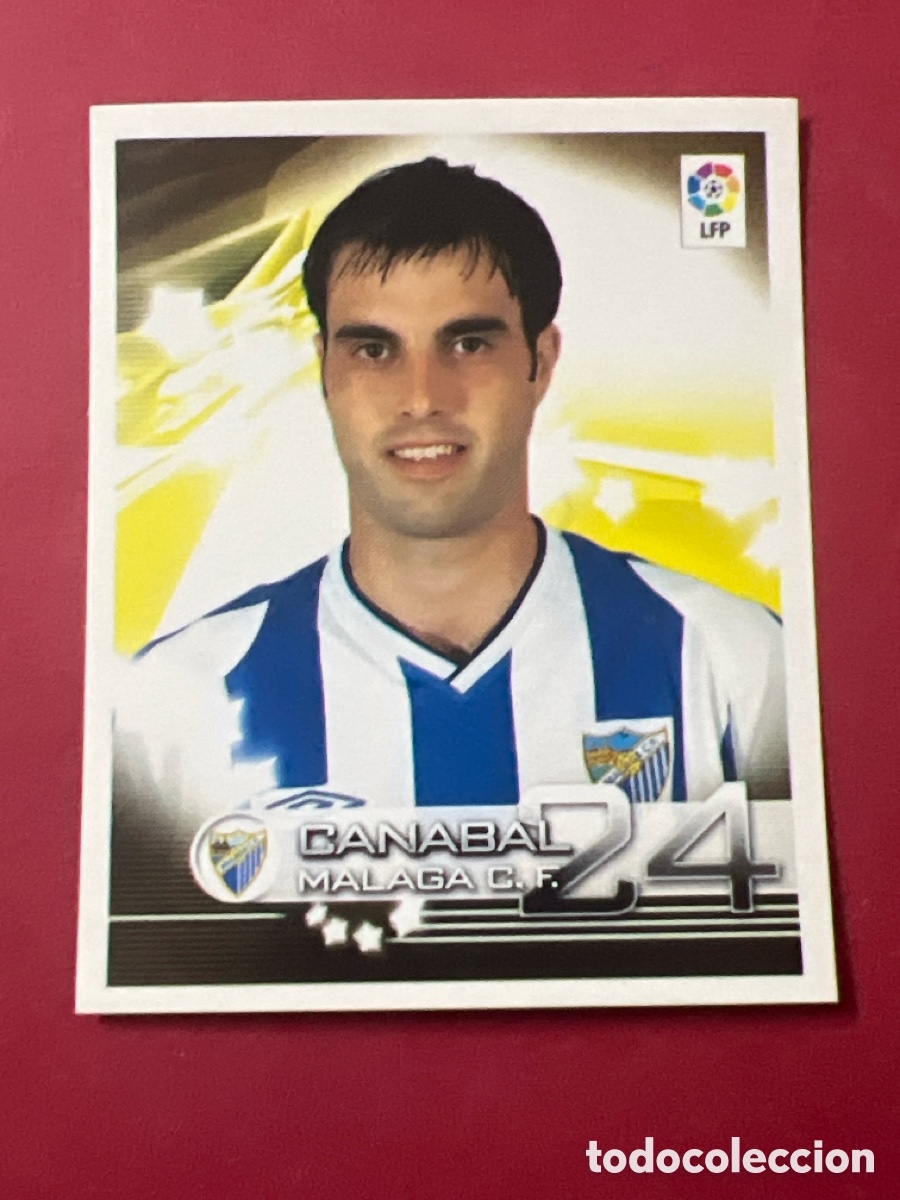 Cromos de F&uacute;tbol: C6667. CROMO FUTBOL CANABAL MALAGA C.F. SIN PEGAR N&ordm; 215 SUPERLIGA PANINI 2002-2003/02-03
