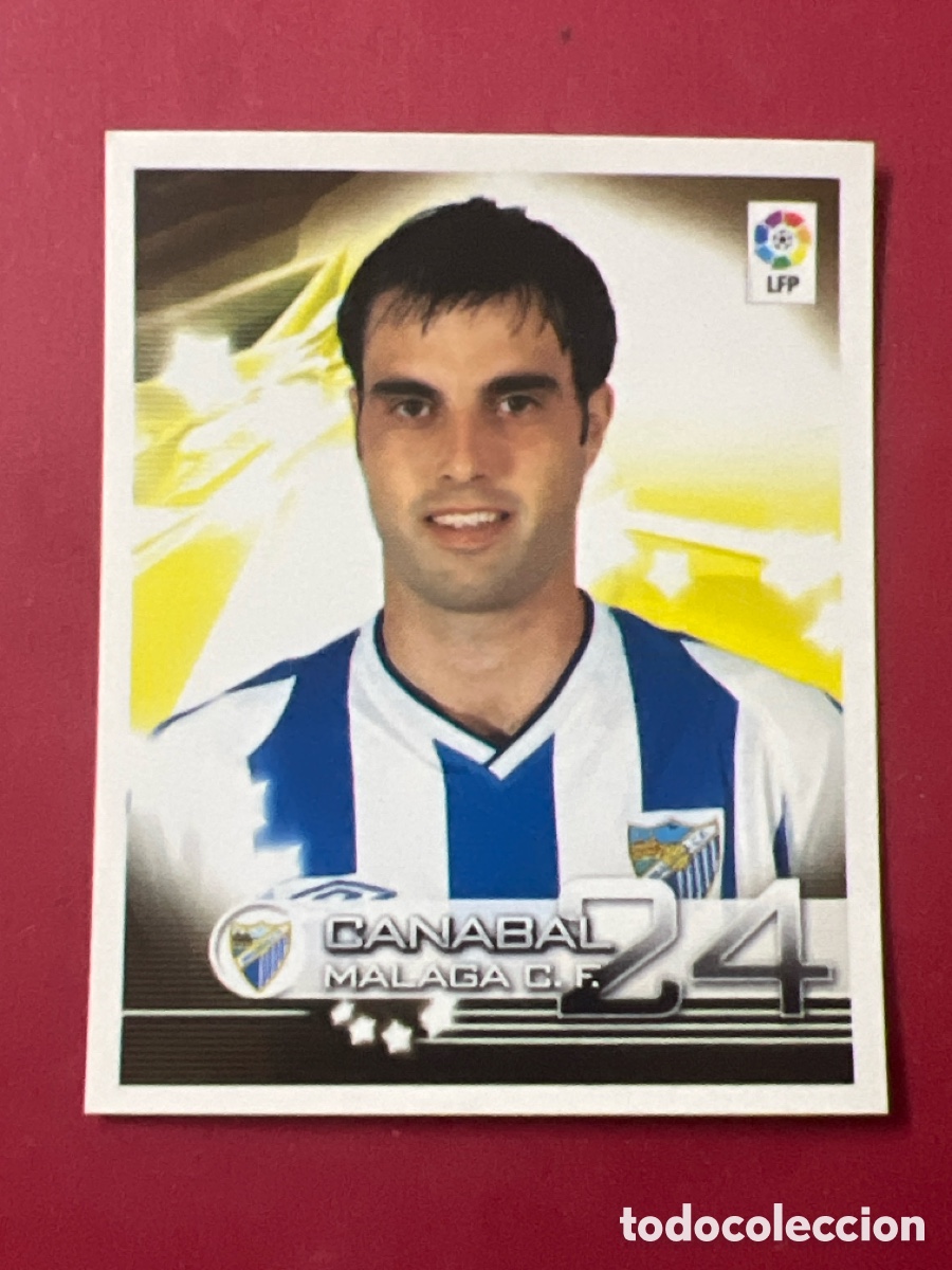 Cromos de F&uacute;tbol: C6675. CROMO FUTBOL CANABAL MALAGA C.F. SIN PEGAR N&ordm; 215 SUPERLIGA PANINI 2002-2003/02-03