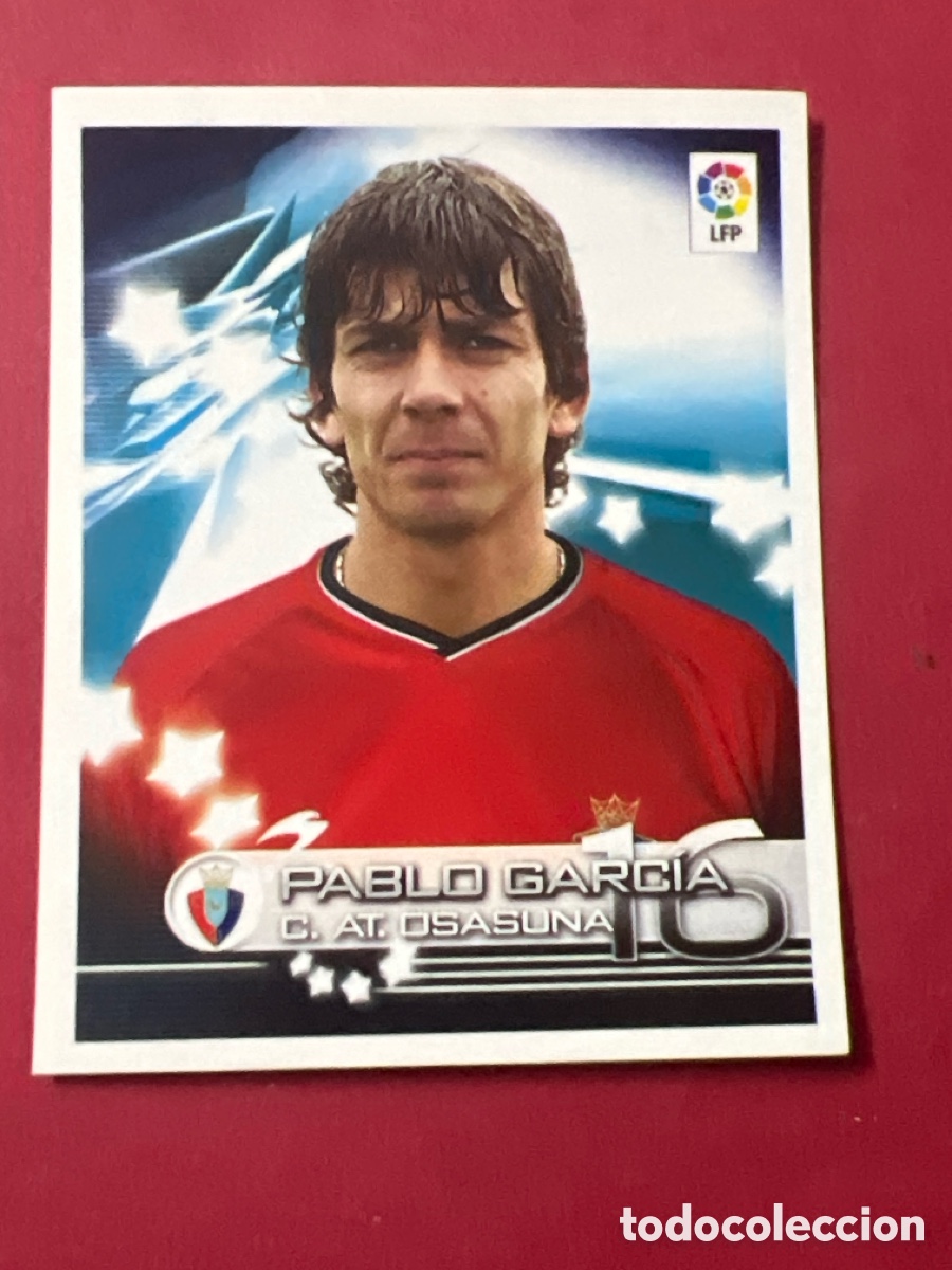 Cromos de F&uacute;tbol: C6692. CROMO SUPERLIGA DE ESTRELLAS 2002 2003 02 03 PANINI N 243 PABLO GARCIA OSASUNA SIN PEGAR