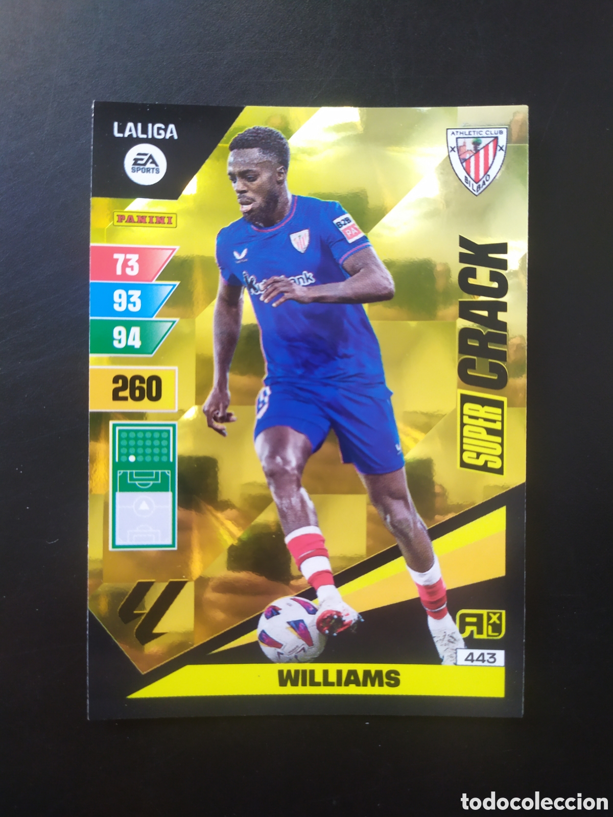 Cromos de F&uacute;tbol: Adrenalyn 2023 2024 23 24 panini Williams super crack n&deg; 443 Athletic Bilbao