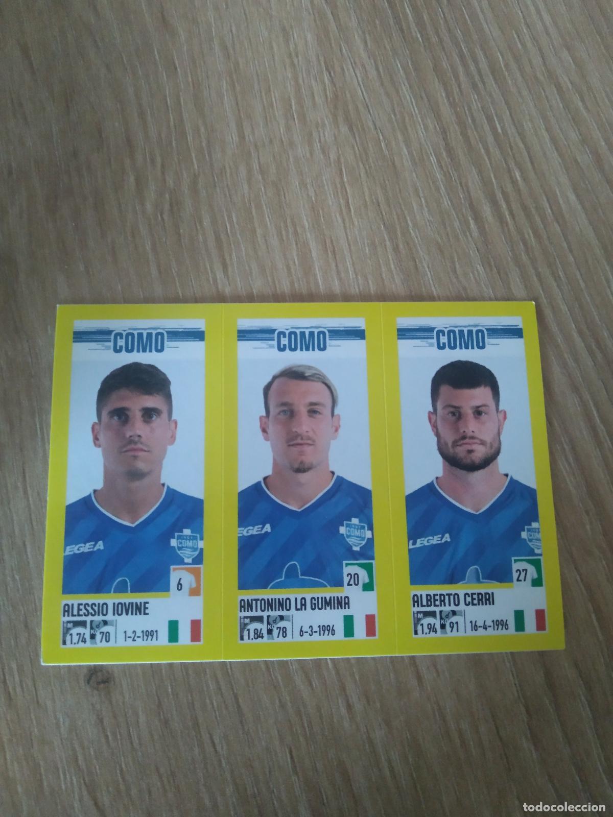 Cromos de F&uacute;tbol: 602 IOVINE LA GUMINA CERRI COMO CROMO FUTBOL PANINI LIGA ITALIA 21-22 CALCIATORI 2021-2022 SERIE A