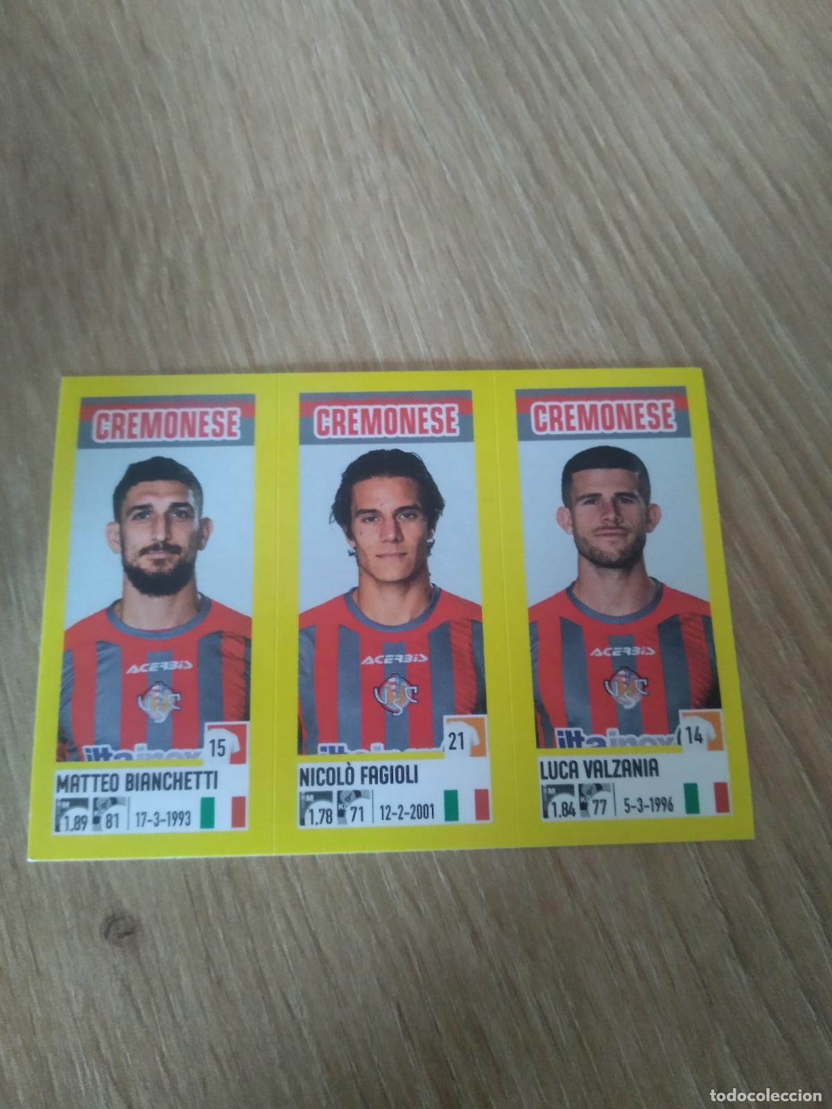 Cromos de F&uacute;tbol: 614 BIANCHETTI FAGIOLI VALZANIA CROMO FUTBOL PANINI LIGA ITALIA 21-22 CALCIATORI 2021-2022 SERIE A