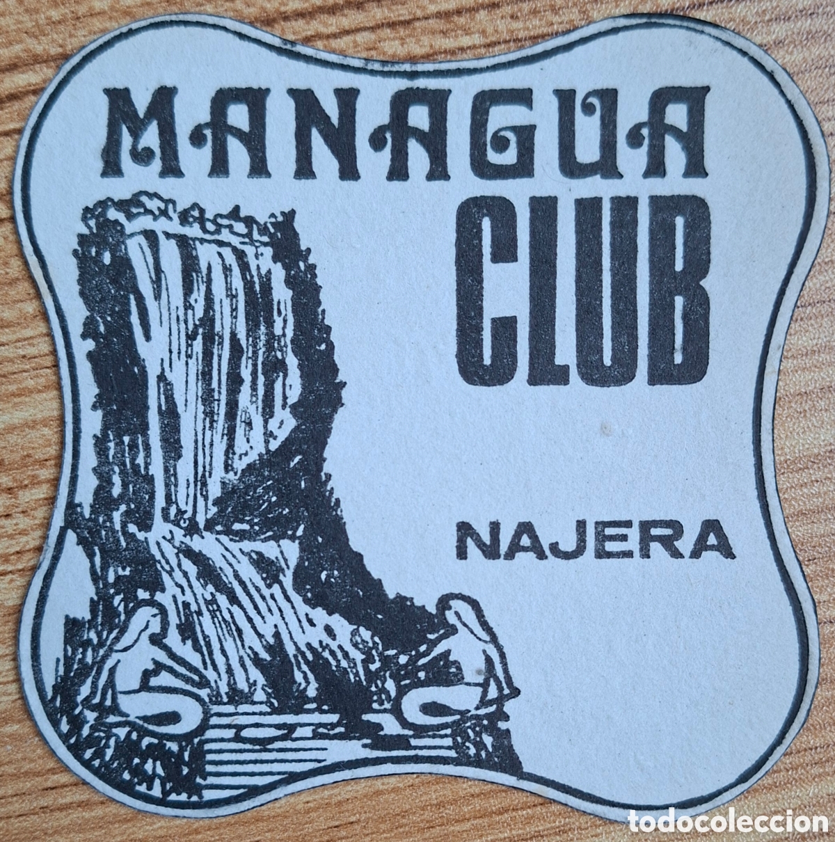 Cromos de F&uacute;tbol: Posavasos Managua Club - N&aacute;jera (La Rioja)