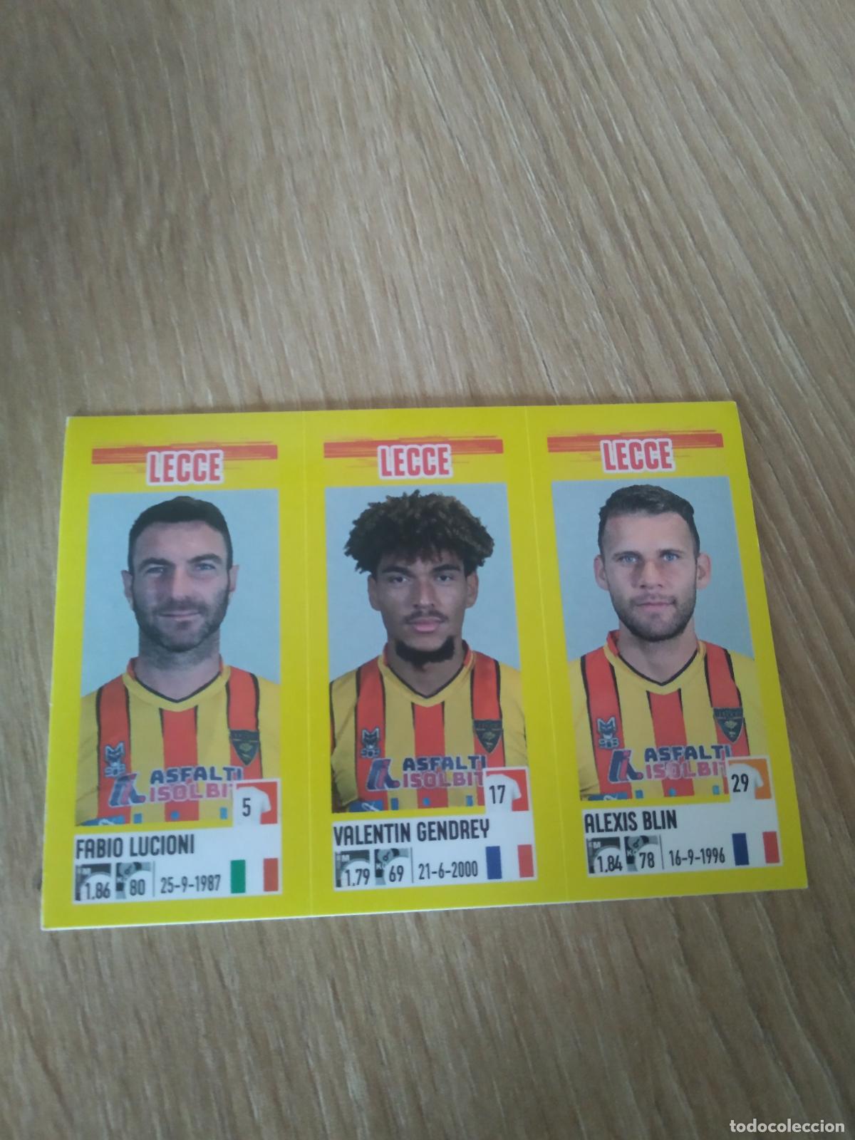 Cromos de F&uacute;tbol: 635 LUCIONI GENDREY ALEXIS BLIN CROMO FUTBOL PANINI LIGA ITALIA 21-22 CALCIATORI 2021-2022 SERIE A