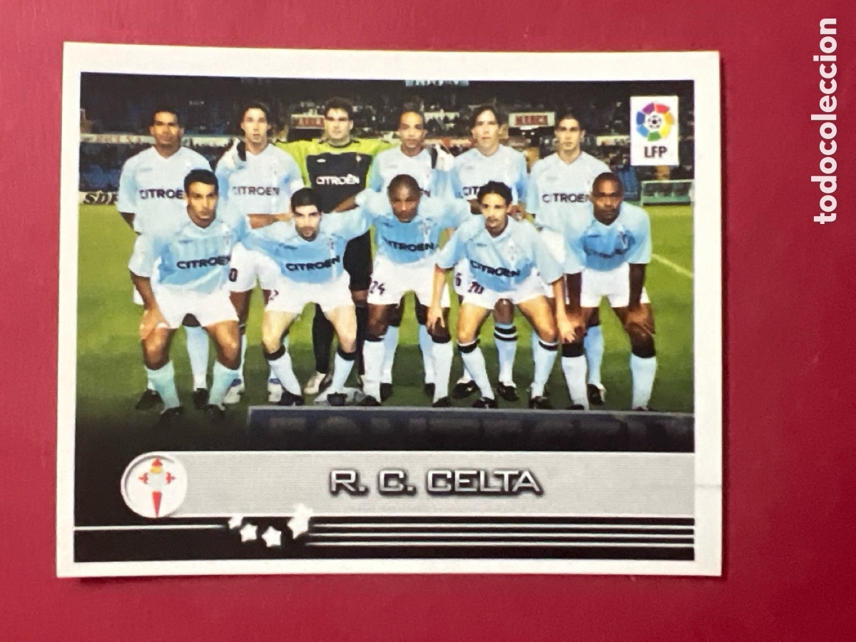Cromos de F&uacute;tbol: C6756. CROMO SUPERLIGA DE ESTRELLAS 2002 2003 02 03 PANINI N 133 ALINEACION CELTA SIN PEGAR