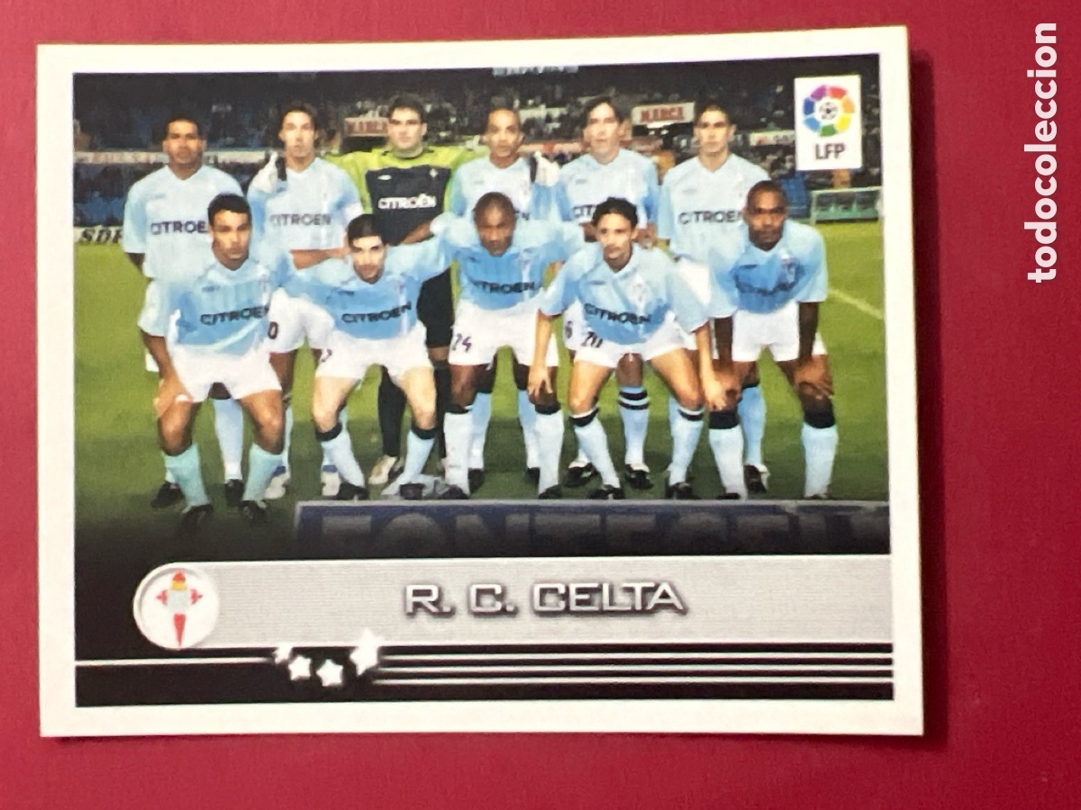 Cromos de F&uacute;tbol: C6758. CROMO SUPERLIGA DE ESTRELLAS 2002 2003 02 03 PANINI N 133 ALINEACION CELTA SIN PEGAR