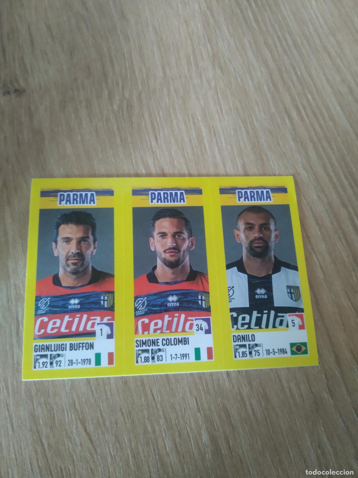 Cromos de F&uacute;tbol: 654 BUFFON COLOMBI DANILO PARMA CROMO FUTBOL PANINI LIGA ITALIA 21-22 CALCIATORI 2021-2022 SERIE A