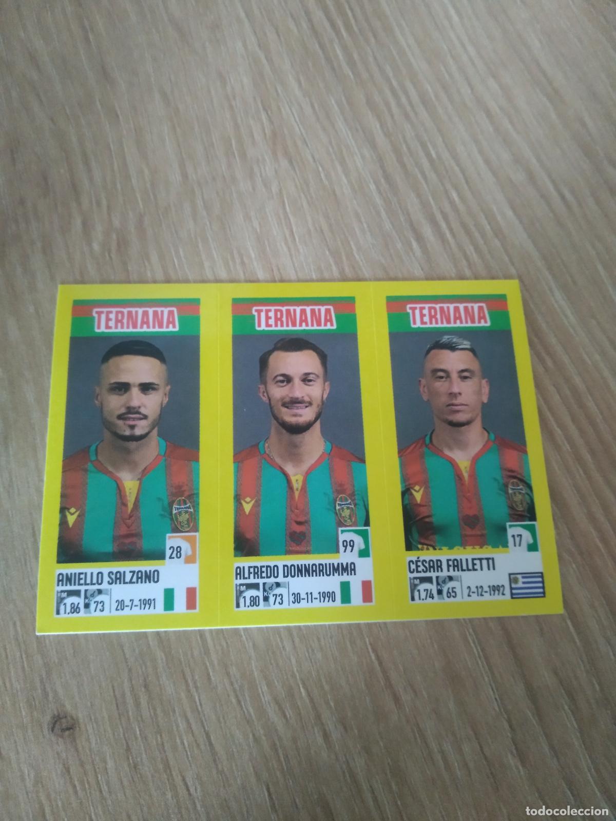 Cromos de F&uacute;tbol: 700 SALZANO DONNARUMMA FALLETTI CROMO FUTBOL PANINI LIGA ITALIA 21-22 CALCIATORI 2021-2022 SERIE A