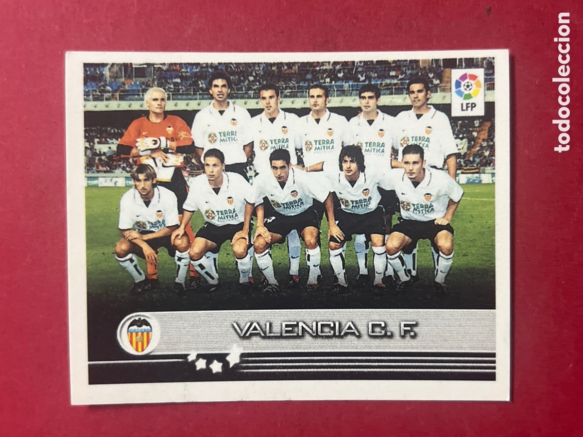 Cromos de F&uacute;tbol: C6771. 337 ALINEACION VALENCIA PANINI 2002 2003 FUTBOL SUPERLIGA 02 03 - SIN PEGAR