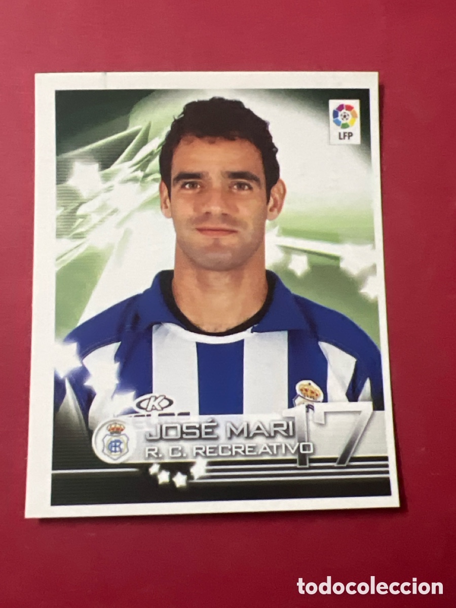 Cromos de F&uacute;tbol: CROMO SUPERLIGA DE ESTRELLAS 2002 2003 02 03 PANINI N 294 JOSE MARI RECREATIVO DE HUELVA SIN PEGAR