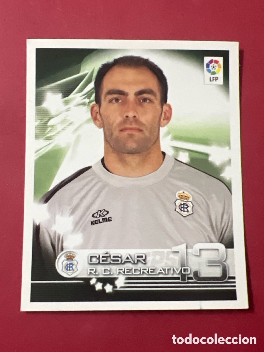 Cromos de F&uacute;tbol: CROMO SUPERLIGA DE ESTRELLAS 2002 2003 02 03 PANINI N 287 CESAR RECREATIVO DE HUELVA SIN PEGAR