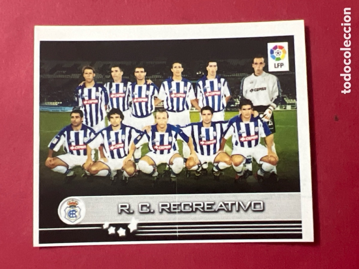 Cromos de F&uacute;tbol: C6802. Recreativo Huelva 286 Superliga de las Estrellas 2002-03 2002 2003 Recreativo de Huelva