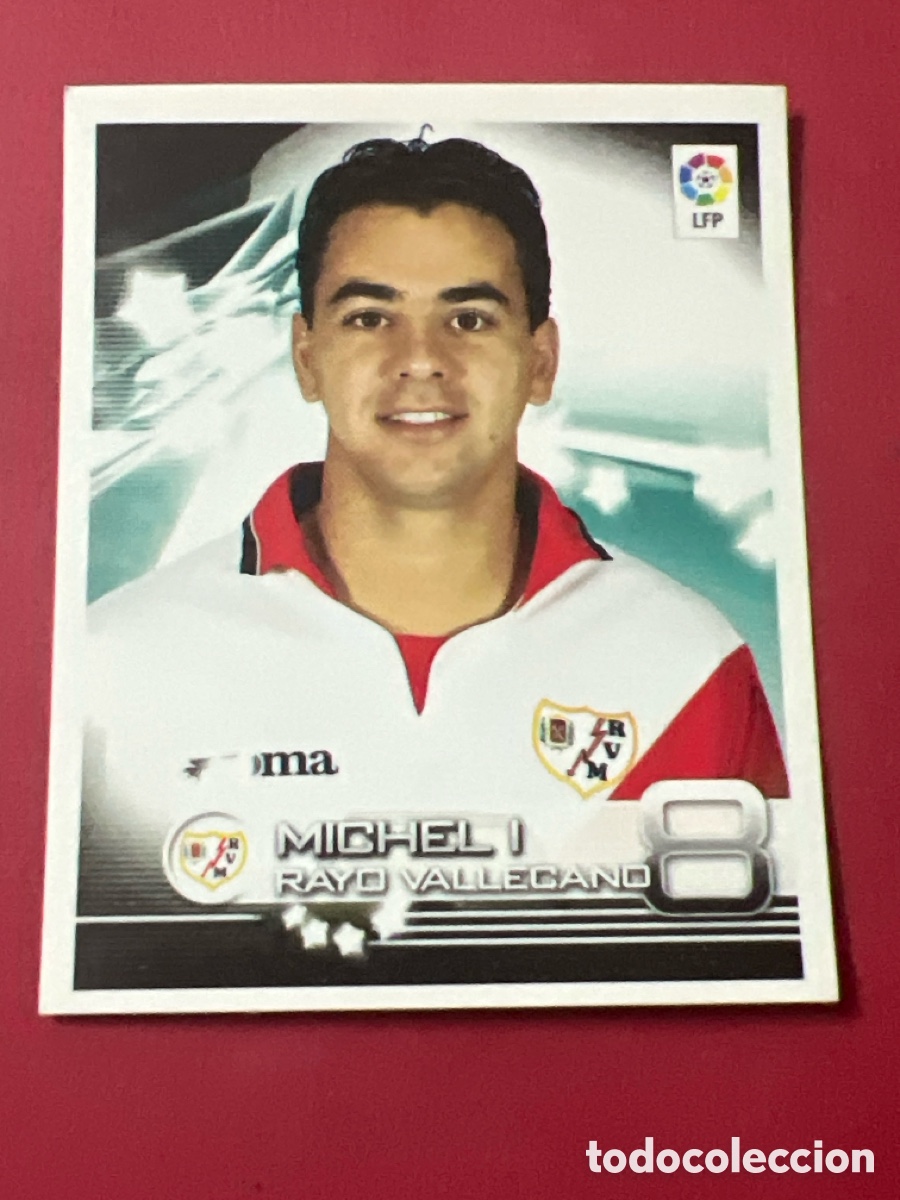 Cromos de F&uacute;tbol: C6805. CROMO FUTBOL MICHEL I ﻿RAYO VALLECANO SIN PEGAR N&ordm; 282 SUPERLIGA PANINI 2002-2003/02-03