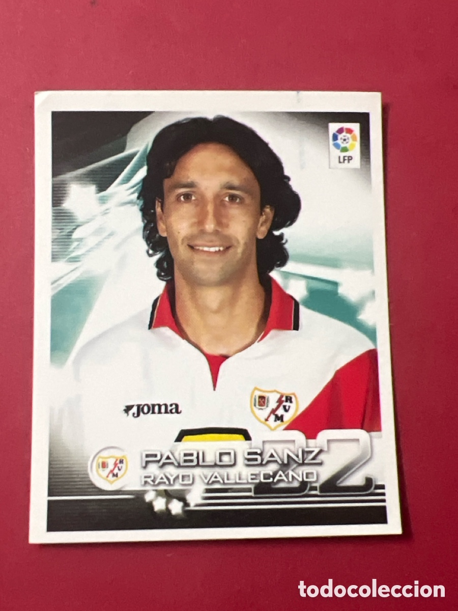 Cromos de F&uacute;tbol: C6807. Pablo Sanz 279 Superliga de las Estrellas 2002-03 2002 2003 Rayo Vallecano
