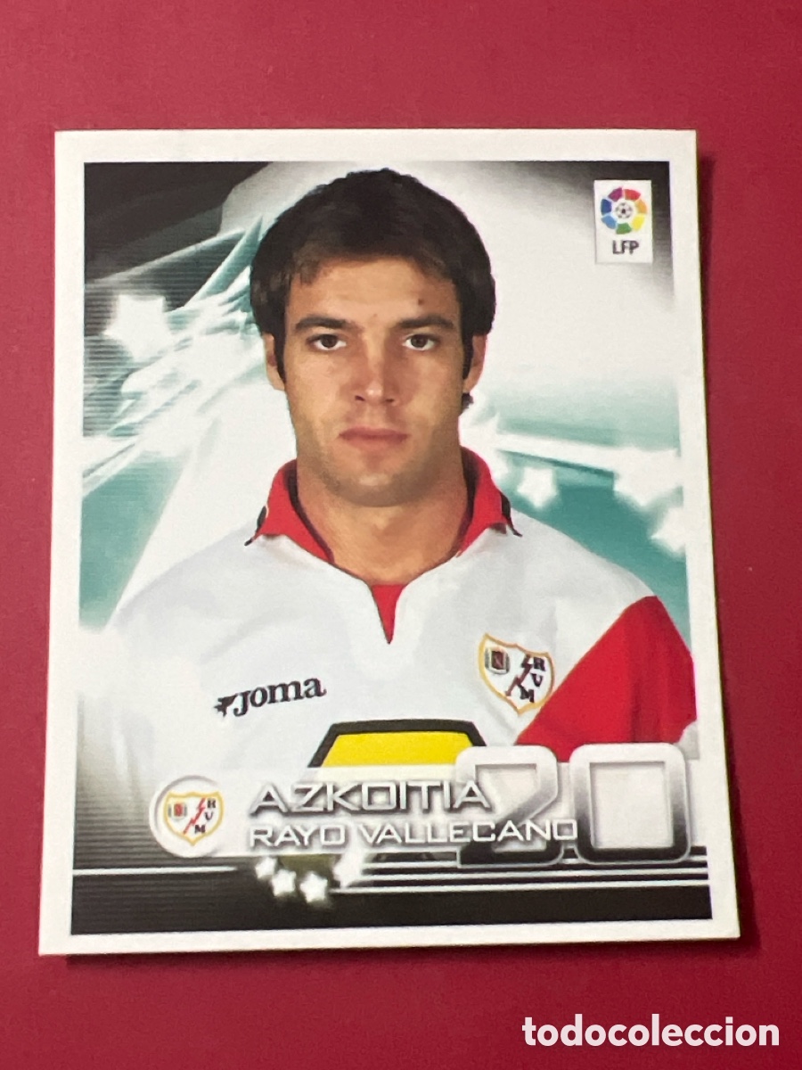 Cartes &agrave; collectionner de Football: C6808. Azkoitia 278 Superliga de las Estrellas 2002-03 2002 2003 Rayo Vallecano