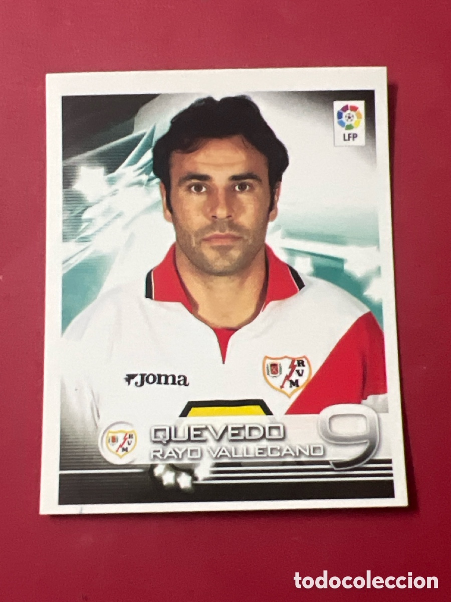 Cromos de F&uacute;tbol: C6810. CROMO SUPERLIGA DE ESTRELLAS 2002 2003 02 03 PANINI N 277 QUEVEDO RAYO VALLECANO SIN PEGAR