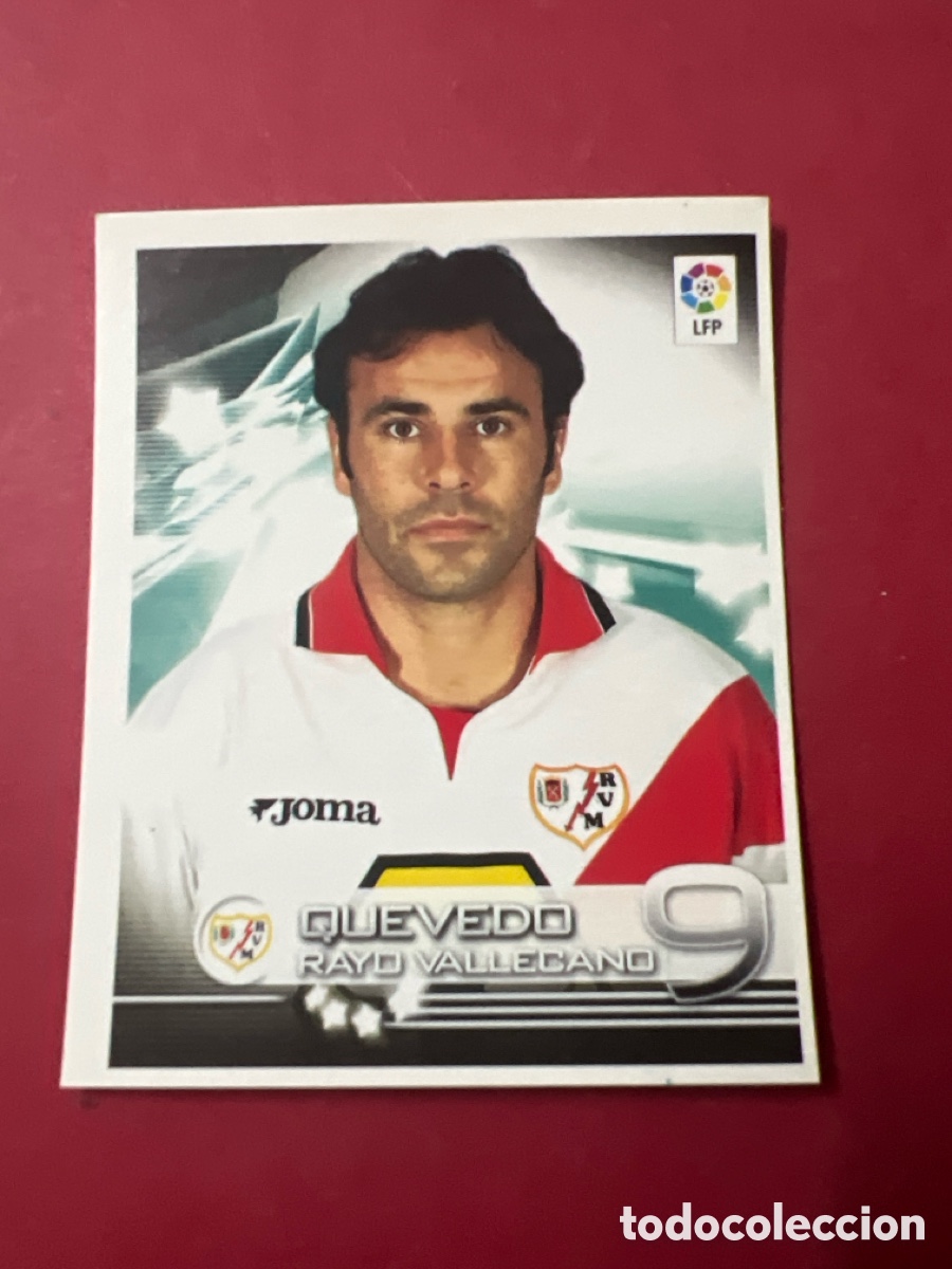 Cromos de F&uacute;tbol: C6813. CROMO SUPERLIGA DE ESTRELLAS 2002 2003 02 03 PANINI N 277 QUEVEDO RAYO VALLECANO SIN PEGAR