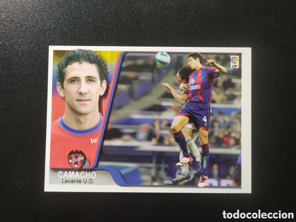 Cromos de F&uacute;tbol: Mundicromo ediciones estadio 2007 2008 07 08 Camacho n&deg; 262 Levante
