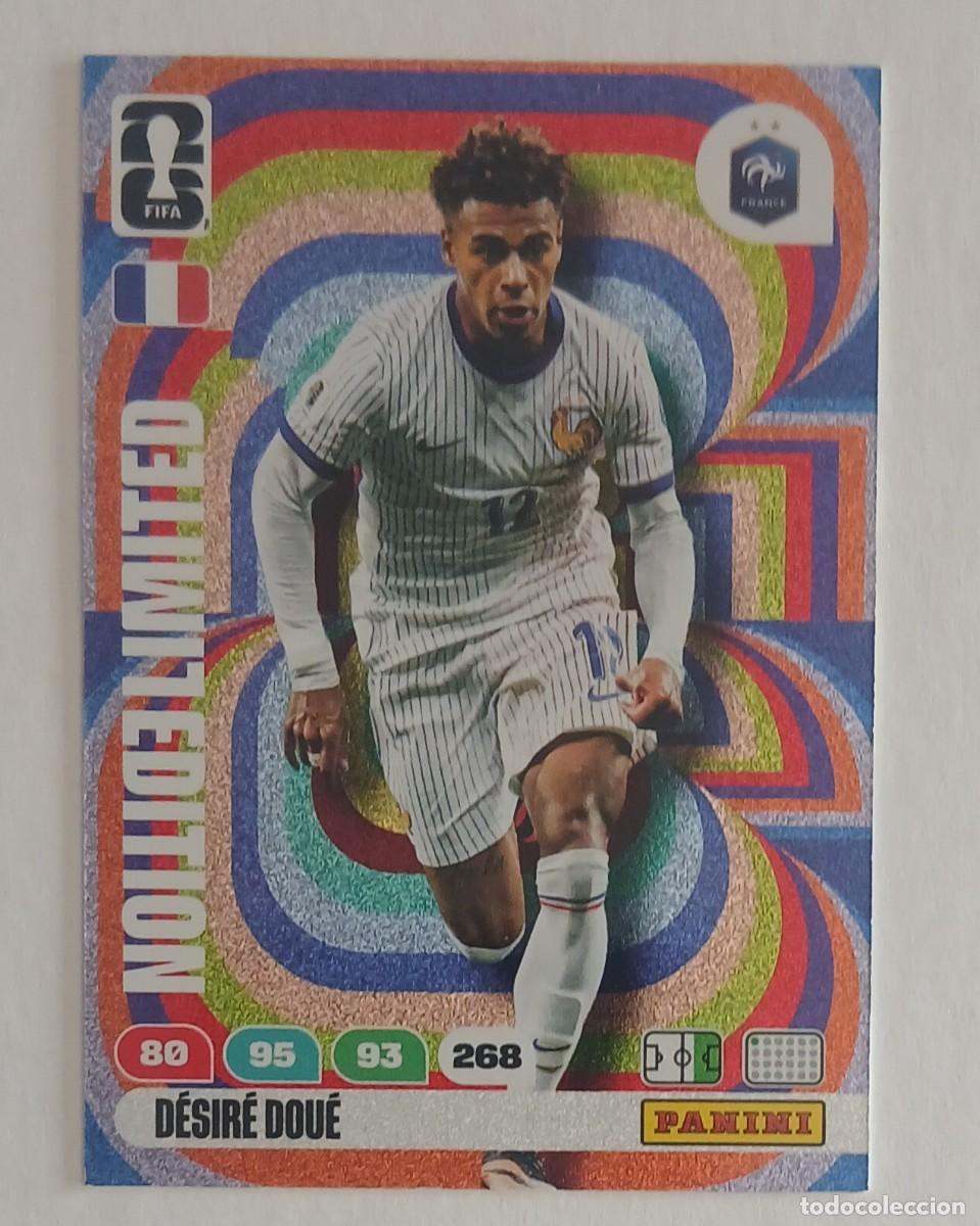 Cromos de F&uacute;tbol: CROMO DESIR&Eacute; DOU&Eacute; FRANCIA LIMITED EDITION ADRENALYN XL FIFA WORLD CUP 2026 DE PANINI.