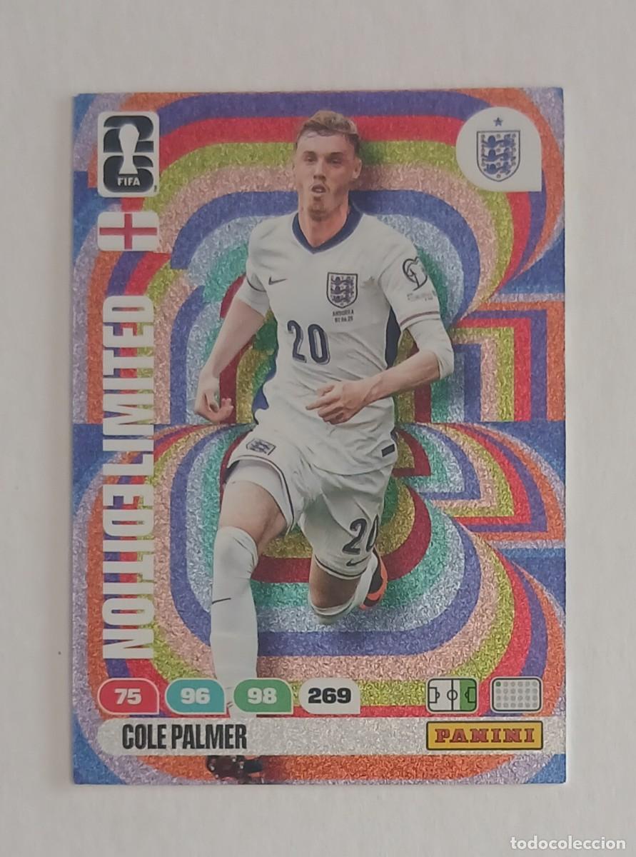 Cromos de F&uacute;tbol: CROMO COLE PALMER INGLATERRA LIMITED EDITION ADRENALYN XL FIFA WORLD CUP 2026 DE PANINI.