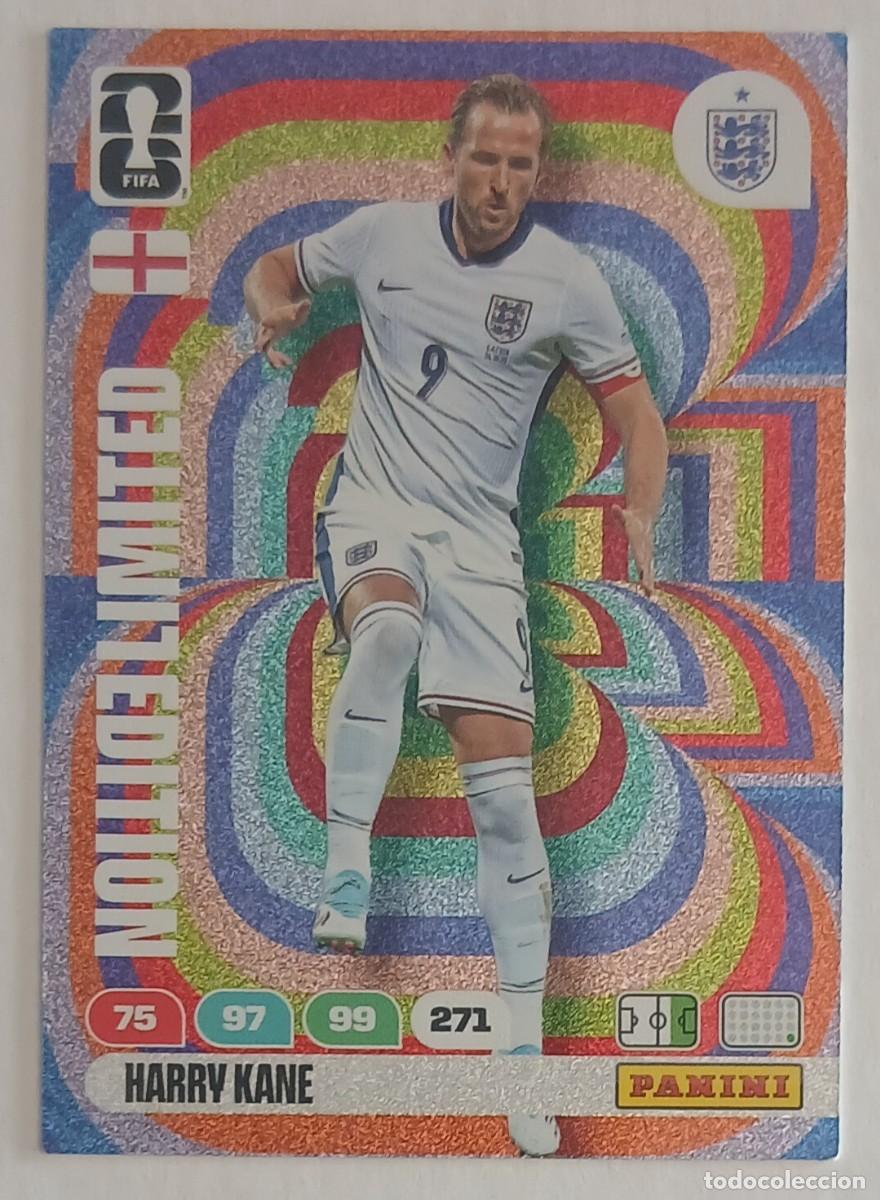 Cromos de F&uacute;tbol: CROMO HARRY KANE INGLATERRA LIMITED EDITION ADRENALYN XL FIFA WORLD CUP 2026 DE PANINI.