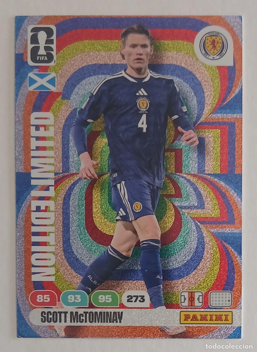 Cromos de F&uacute;tbol: CROMO SCOTT McTOMINAY ESCOCIA LIMITED EDITION ADRENALYN XL FIFA WORLD CUP 2026 DE PANINI.