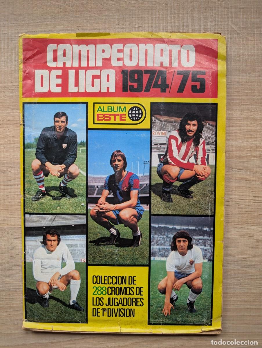 Cromos de Futebol: &Aacute;lbum Campeonato de liga 1974 1975 Este Incompleto (Contiene 306 de 354 editados).