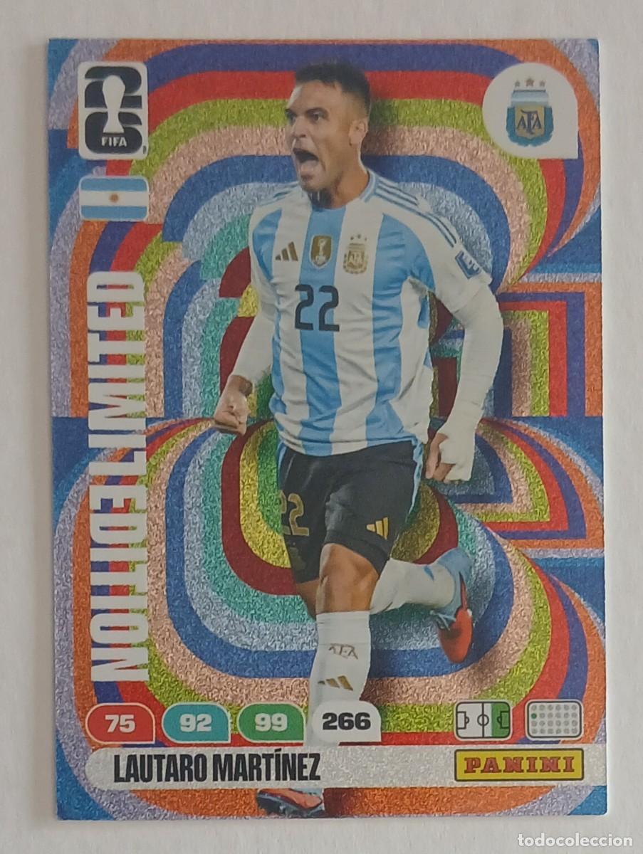 Cromos de Futebol: CROMO LAUTARO MART&Iacute;NEZ ARGENTINA LIMITED EDITION ADRENALYN XL FIFA WORLD CUP 2026 DE PANINI.