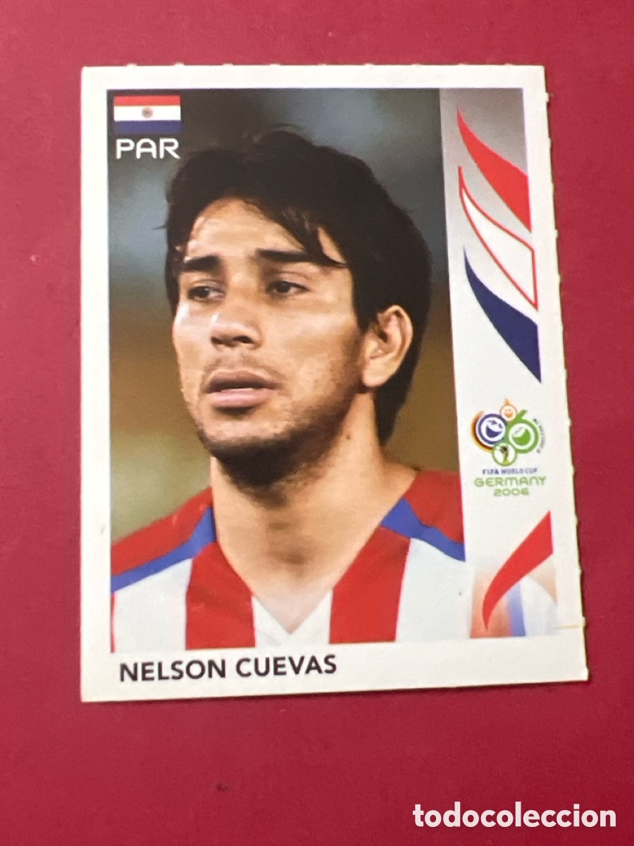 Football Stickers: C6818. CROMO n&ordm; 128 NELSON CUEVAS PARAGUAY FIFA WORLD CUP GERMANY 2006 DE PANINI.