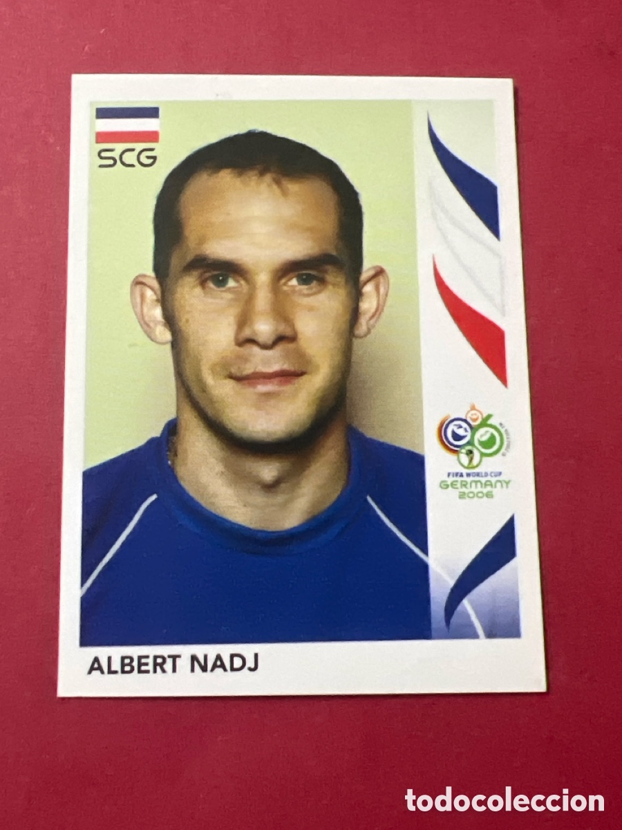 Football Stickers: C6833. 219 ALBERT NADJ SERBIA MONTENEGRO CROMOS FIFA WORLD CUP GERMANY 2006 MUNDIAL ALEMANIA PANINI