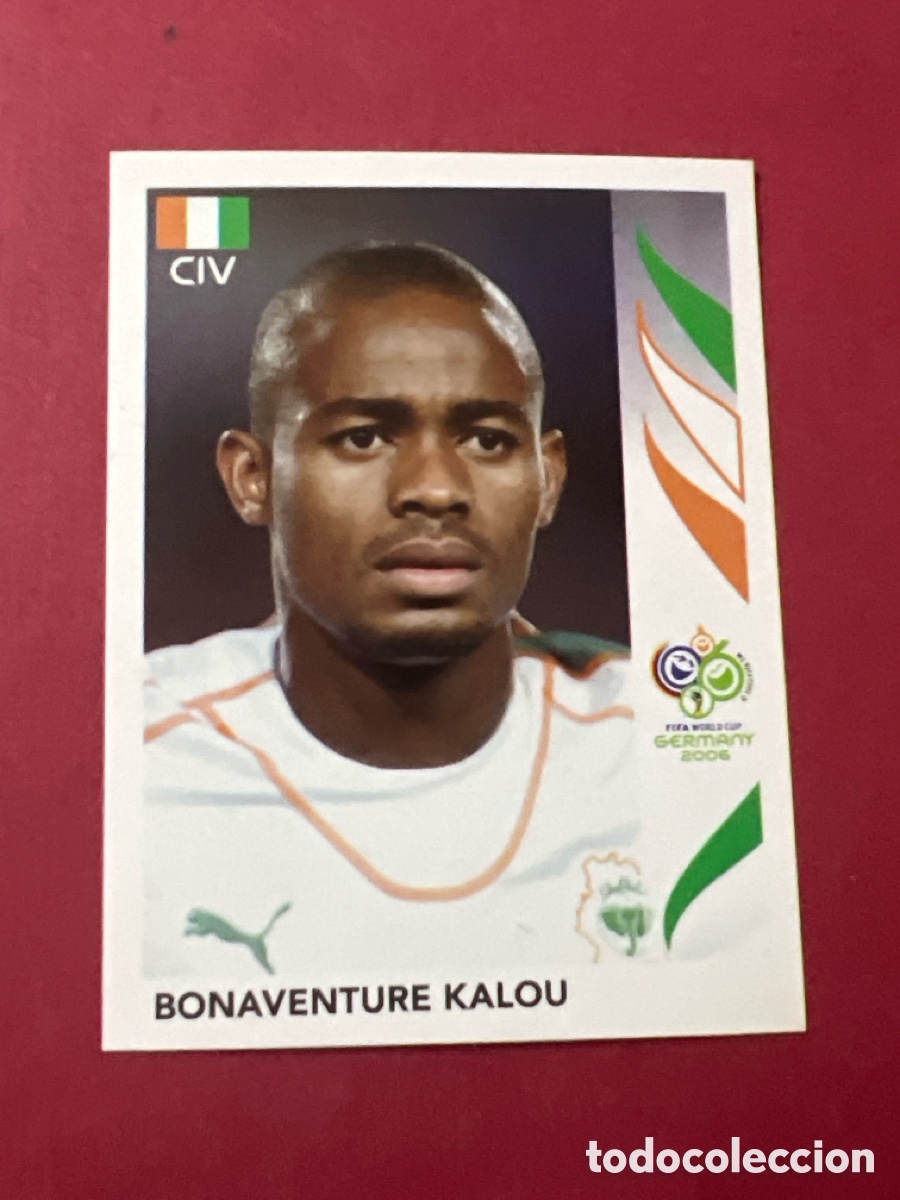 Football Stickers: 198 BONAVENTURE KALOU (COSTA DE MARFIL) ALEMANIA 2006 - PANINI STICKER - FIFA WORLD CUP GERMANY 2006