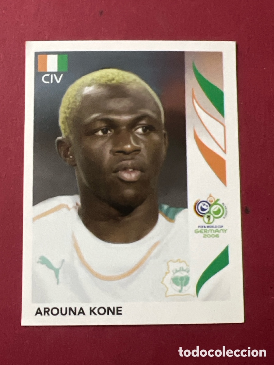 Football Stickers: C6844. mundial germany 2006 panini , 206 kone, costa de marfil, nuevo, nunca pegado