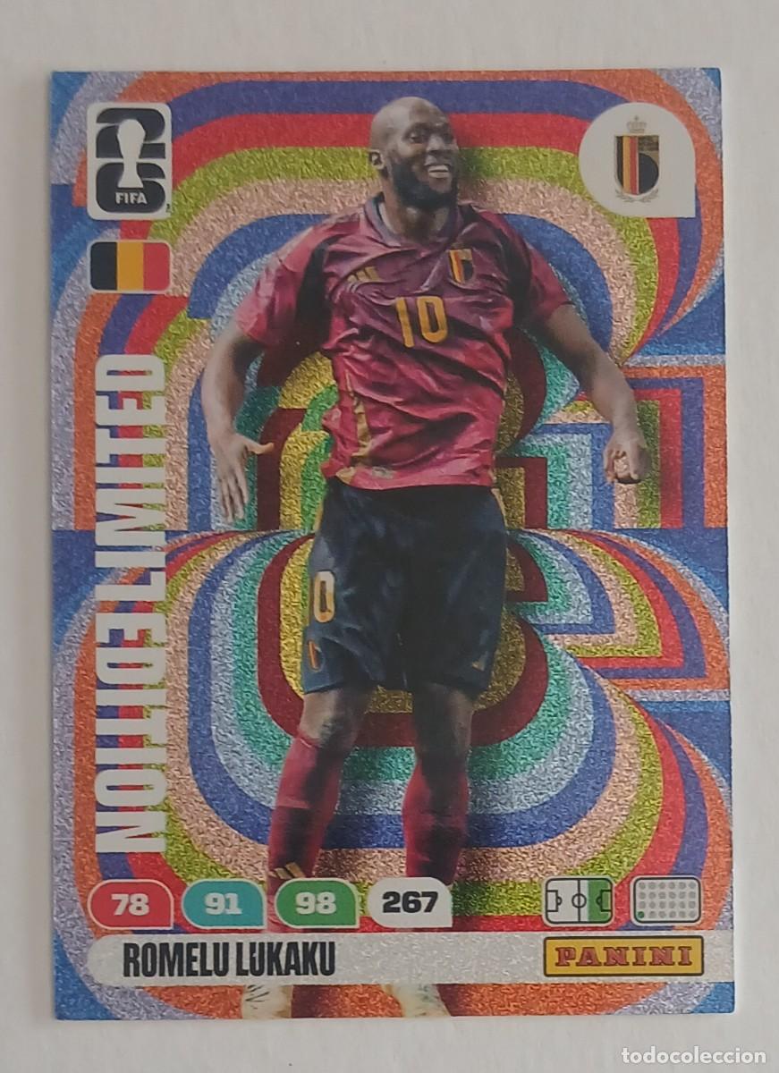 Football Stickers: CROMO ROMELU LUKAKU B&Eacute;LGICA LIMITED EDITION ADRENALYN XL FIFA WORLD CUP 2026 DE PANINI.