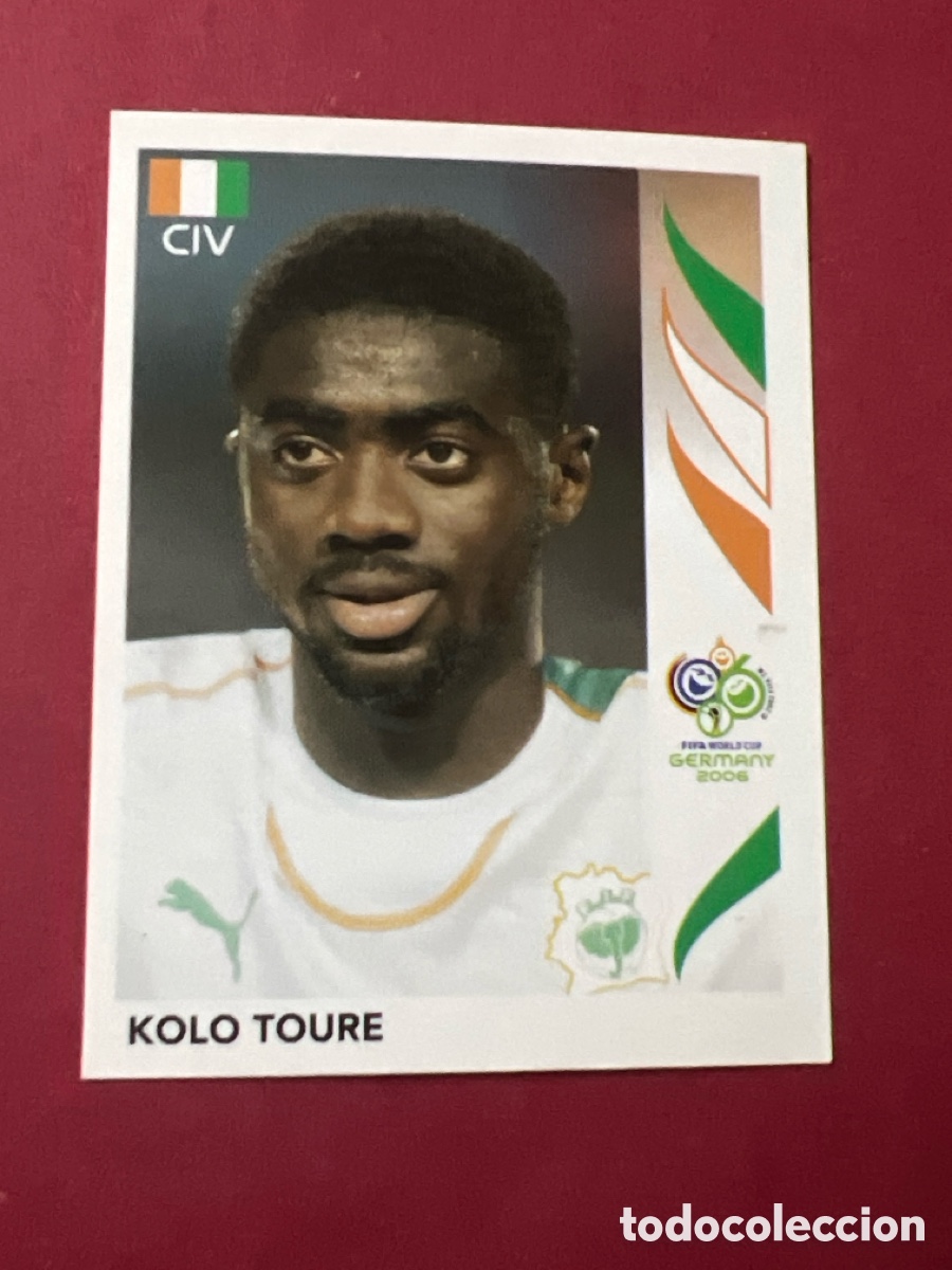 Football Stickers: C6854. 195 KOLO TOURE COSTA DE MARFIL CROMOS FIFA WORLD CUP GERMANY 2006 MUNDIAL ALEMANIA PANINI
