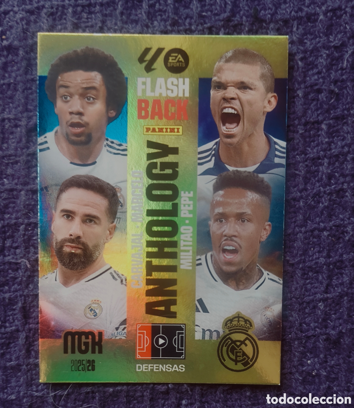 Cromos de F&uacute;tbol: Carta Anthology Flashback Real Madrid