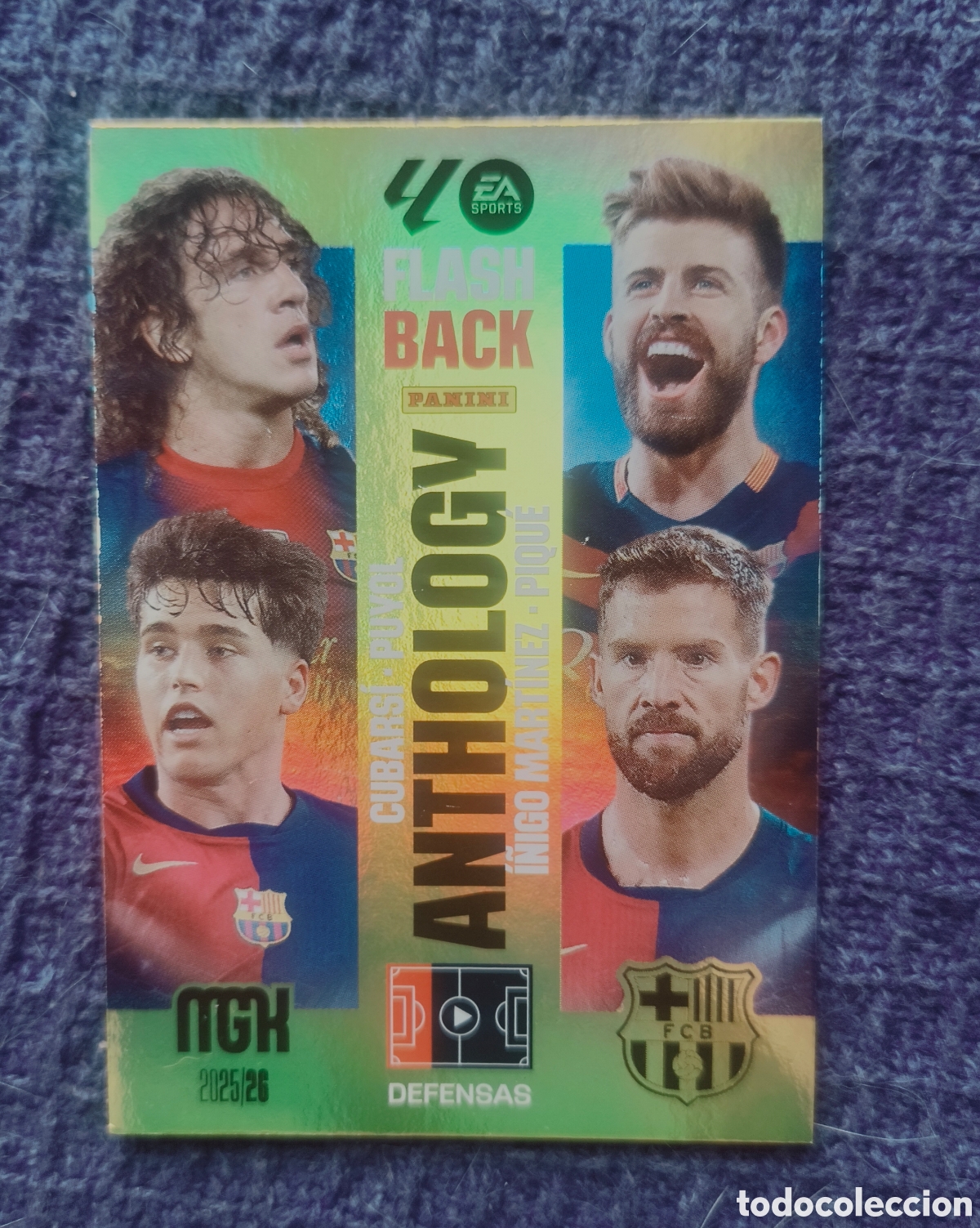 Cromos de f&uacute;tbol: Carta Anthology Flashback FC Barcelona