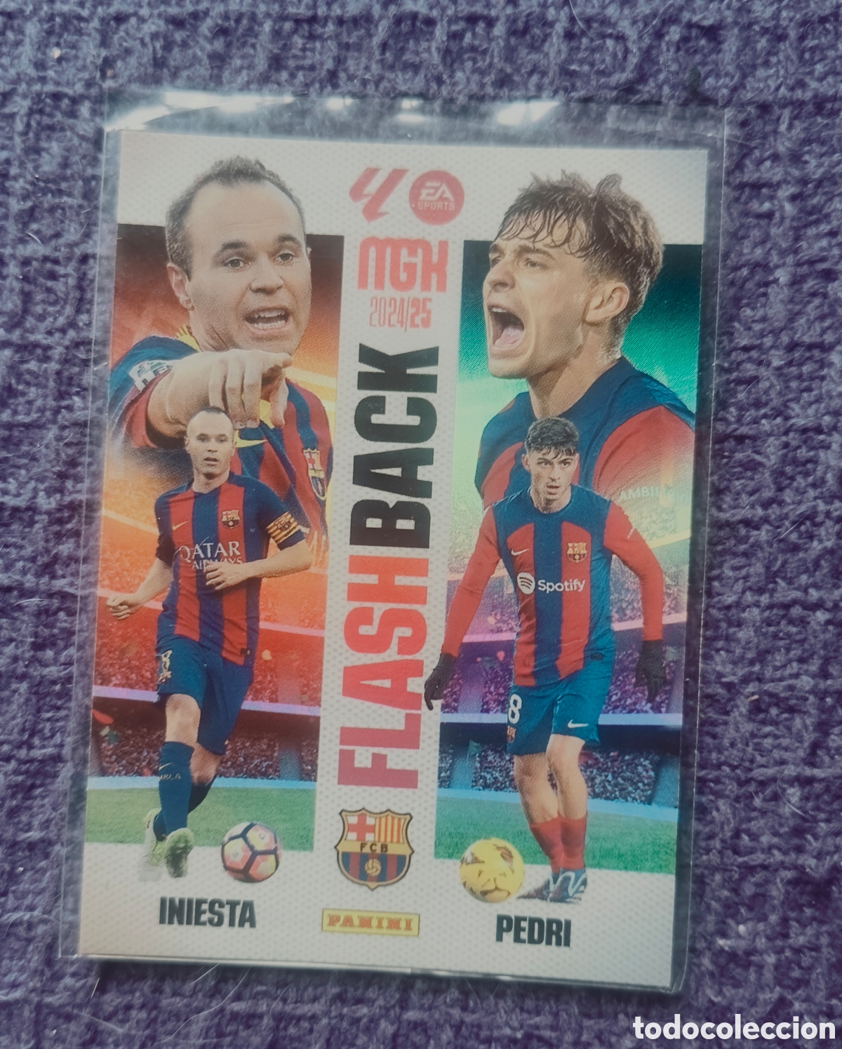 Fu&szlig;ball-Sticker: Carta Flashback FC Barcelona MGK 2024/25
