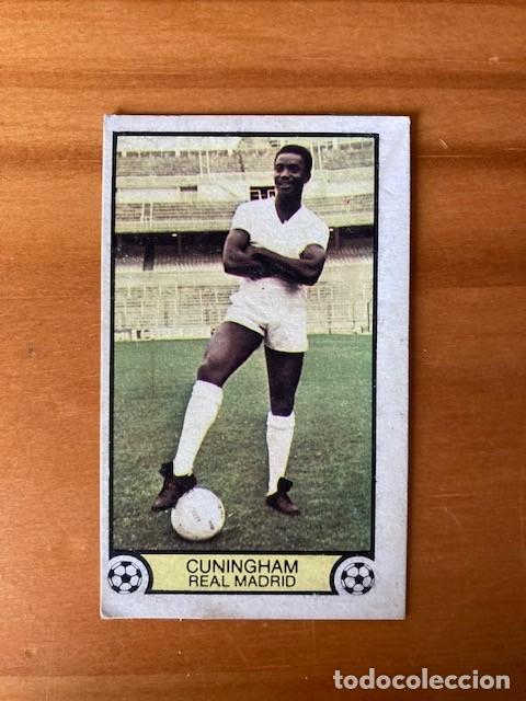 Fu&szlig;ball-Sticker: CUNINGHAM REAL MADRID ULTIMO FICHAJE N&ordm; 5 79-80 ESTE RECUPERADO